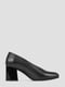Шкіряні чорні туфлі-човники | 6832006 | фото 4