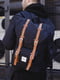 чорний вінтажний рюкзак з функцією ролтоп | 6832379 | фото 3