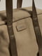 Текстильная темно-бежевая сумка | 6832225 | фото 2