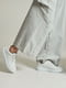 Кожаные белые кроссовки с перфорацией | 6832278 | фото 2