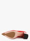 Червоні шкіряні туфлі на підборах | 6833060 | фото 6
