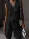 Чорний костюм-дійка: жилет та шорти-бермуди | 6833574