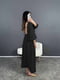 Довга чорна сукня вільного фасону | 6833618 | фото 2