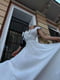 Муслінова біла сукня-міді із зав’язкою на ліфі | 6833679 | фото 4