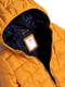 Утеплена стьогана куртка гірчичного кольору | 6833432 | фото 3