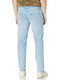 Голубые джинсы прямого кроя | 6685368 | фото 2