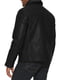 Черная кожаная куртка из искусственной кожи | 6833830 | фото 2