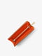 Оранжевый кожаный кошелек с логотипом | 6833861 | фото 2