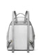 Рюкзак белый с принтом в виде логотипа | 6833863 | фото 3