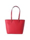 Велика червона сумка-тоут з екошкіри | 6833890 | фото 2