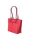 Велика червона сумка-тоут з екошкіри | 6833890 | фото 4