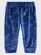 Детский набор Unisex Soft Chenille Logo 3 Piece Set: боди белое с принтом, синяя толстовка и брюки | 6833914 | фото 7