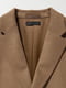 Теплое коричневое длинное пальто из полушерсти | 6833957 | фото 2