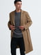 Теплое коричневое длинное пальто из полушерсти | 6833957 | фото 8