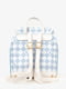 Рюкзак голубой с фирменным логотипом бренда | 6833988 | фото 2