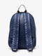 Стьобаний темно-синій рюкзак з логотипом | 6833990 | фото 4