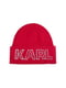 Красный вязаный набор Paris: шапка и шарф | 6834003 | фото 2