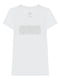 Бавовняна біла футболка з логотипом | 6834023 | фото 4