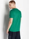 Хлопковая зеленая футболка с логотипом | 6834030 | фото 2