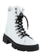 Белые ботинки на шнуровке | 6605149 | фото 3