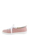 Рожеві кеди на білій шнурівці | 6605168 | фото 2