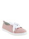 Рожеві кеди на білій шнурівці | 6605168 | фото 3