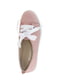 Рожеві кеди на білій шнурівці | 6605168 | фото 5