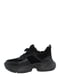 Утеплені чорні кросівки із натуральної замші зі вставками із натуральної шкіри | 6605193 | фото 2