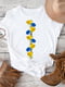 Футболка біла “Poppies on embroidered shirt” | 6834172