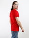 Червона футболка з розрізами по боках | 6834225 | фото 2