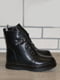 Чорні зимові черевики на шнурівці | 6834534 | фото 2