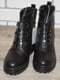 Чорні зимові черевики на шнурівці | 6834534 | фото 5