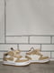 Бежево-білі хайтопи на шнурівці | 6834541 | фото 3