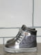Високі черевики сріблястого кольору на шнурівці | 6834544 | фото 2