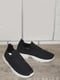 Чорні підліткові кросівки з текстилю | 6834560 | фото 5