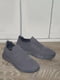Сірі текстильні кросівки на шнурівці | 6834561 | фото 4