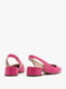 Шкіряні рожеві туфлі з відкритою п'ятою | 6834594 | фото 5