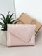 Подарунковий жіночий набір №89: гаманець Sabrina, обкладинка на паспорт і ключниця (рожеві квіти) | 6834823 | фото 2