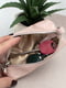 Подарунковий набір №92: гаманець Leona, обкладинка на паспорт і ключниця (рожеві квіти) | 6834825 | фото 7