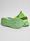 Кросівки зеленого кольору на шнурівці | 6828590 | фото 4