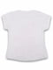 Біла бавовняна футболка з принтом | 6835088 | фото 2