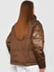 Демісезонна коричнева куртка з накладними кишенями | 6835094 | фото 3
