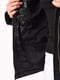 Демісезонна чорна куртка з накладними кишенями | 6835095 | фото 4
