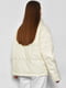 Демісезонна молочна куртка з накладними кишенями | 6835097 | фото 3