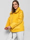 Демісезонна жовта куртка з накладними кишенями | 6835098 | фото 2