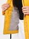 Демісезонна жовта куртка з накладними кишенями | 6835102 | фото 4