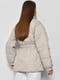 Демісезонна сіра куртка з асиметричним коміром і поясом | 6835129 | фото 3