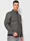 Демісезонна стьобана куртка сірого кольору | 6835322 | фото 2