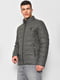 Демісезонна стьобана куртка сірого кольору | 6835325 | фото 2