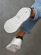 Кросівки білого кольору з написом | 6835377 | фото 3